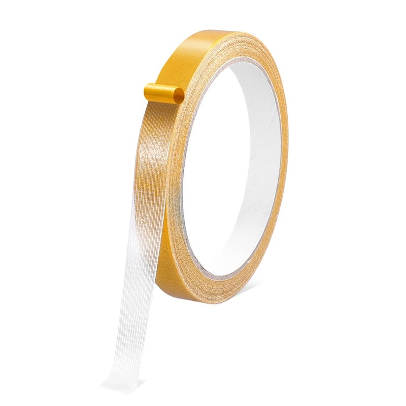 shimsol Double Sided Fabric Tape Heavy Duty for Hem, Fashion Dress, Cloth, Curtains, High Adhesive Sticky but Removable and Residue Free, No Sewing or Ironing Need, Multipurpose, 0.5 in x 33FT/10m (1) - Image 1